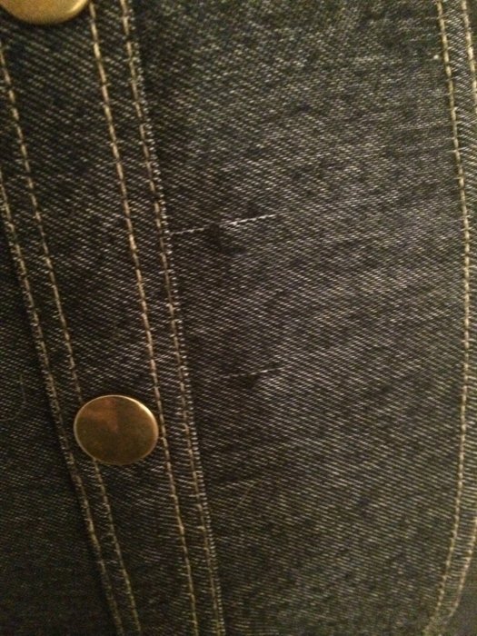 Jeanskleid bandeau trägerlos