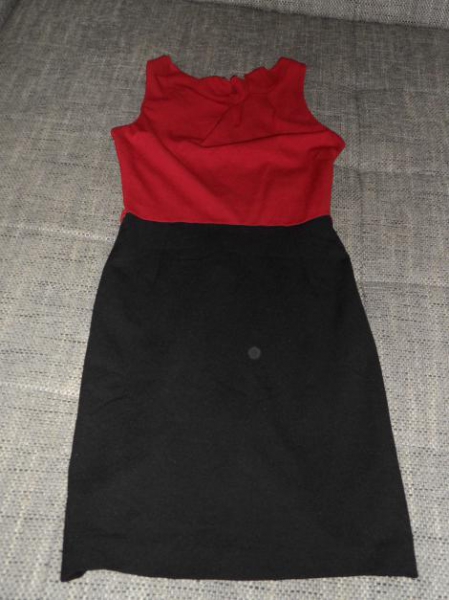 Mango Rot Schwarzes Kleid Kleiderkorb De