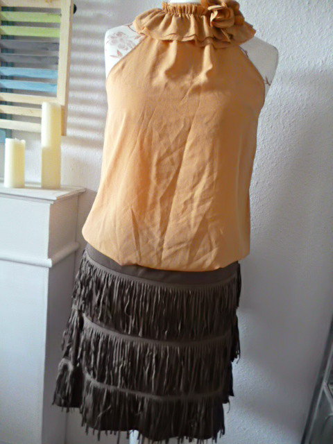 Curry Rosen Top Bluse Zara 40