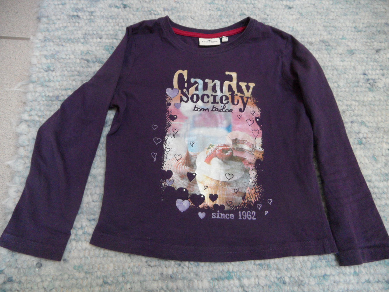 Tom Tailor Langarmshirt mit großem Fotoprint Muffins