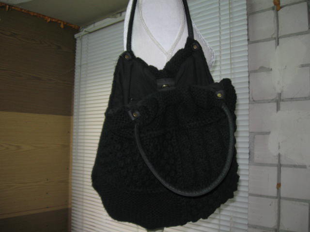 *** Große Strickbeuteltasche ***