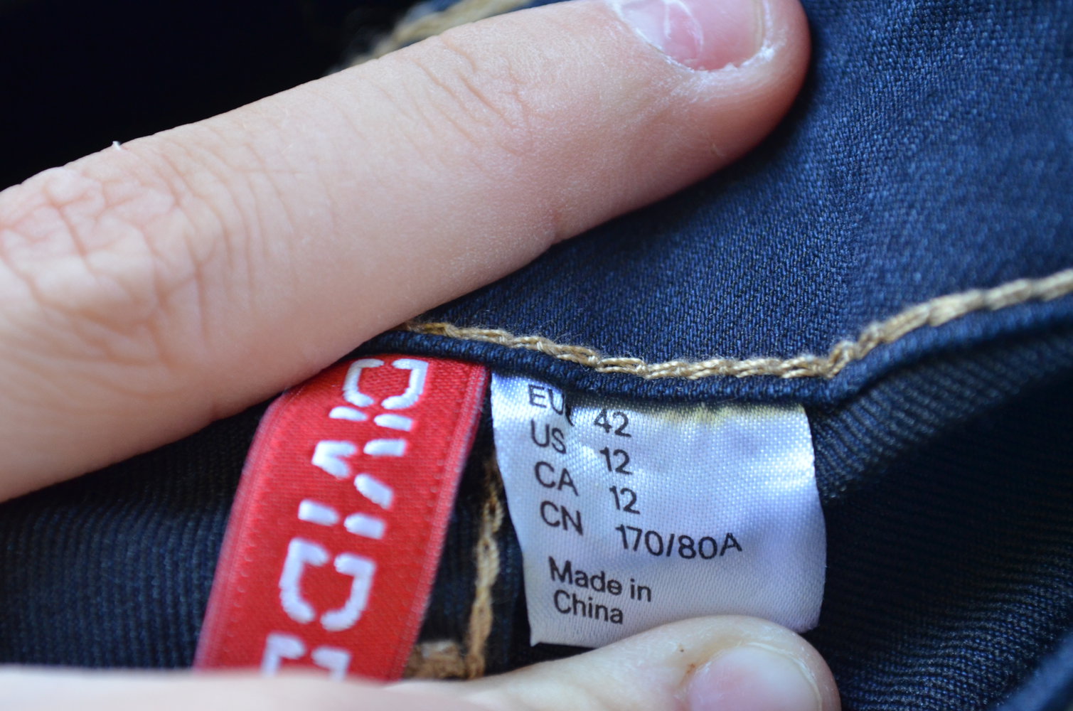 H&M dunkelblaue Jeggings