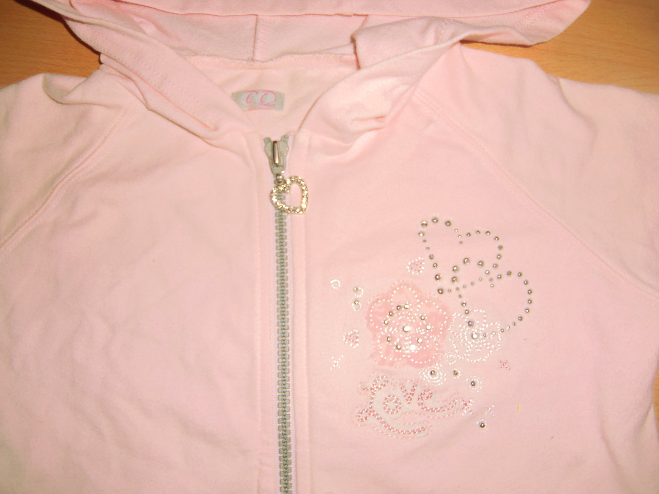 CQ/engl.-ganz tolles Set, Top + Jäckchen Gr.8-9y ca 122-134