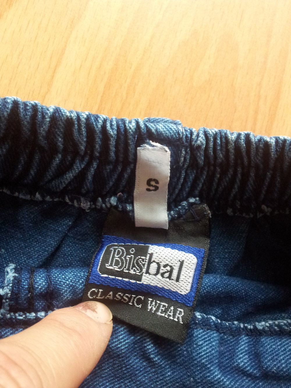  kurze Hose Jeans Stickerei Fee Gr. 86 