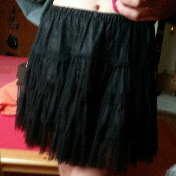 Gothic Lolita Minirock Tütü Tüllrock Bauschig Puschelrock