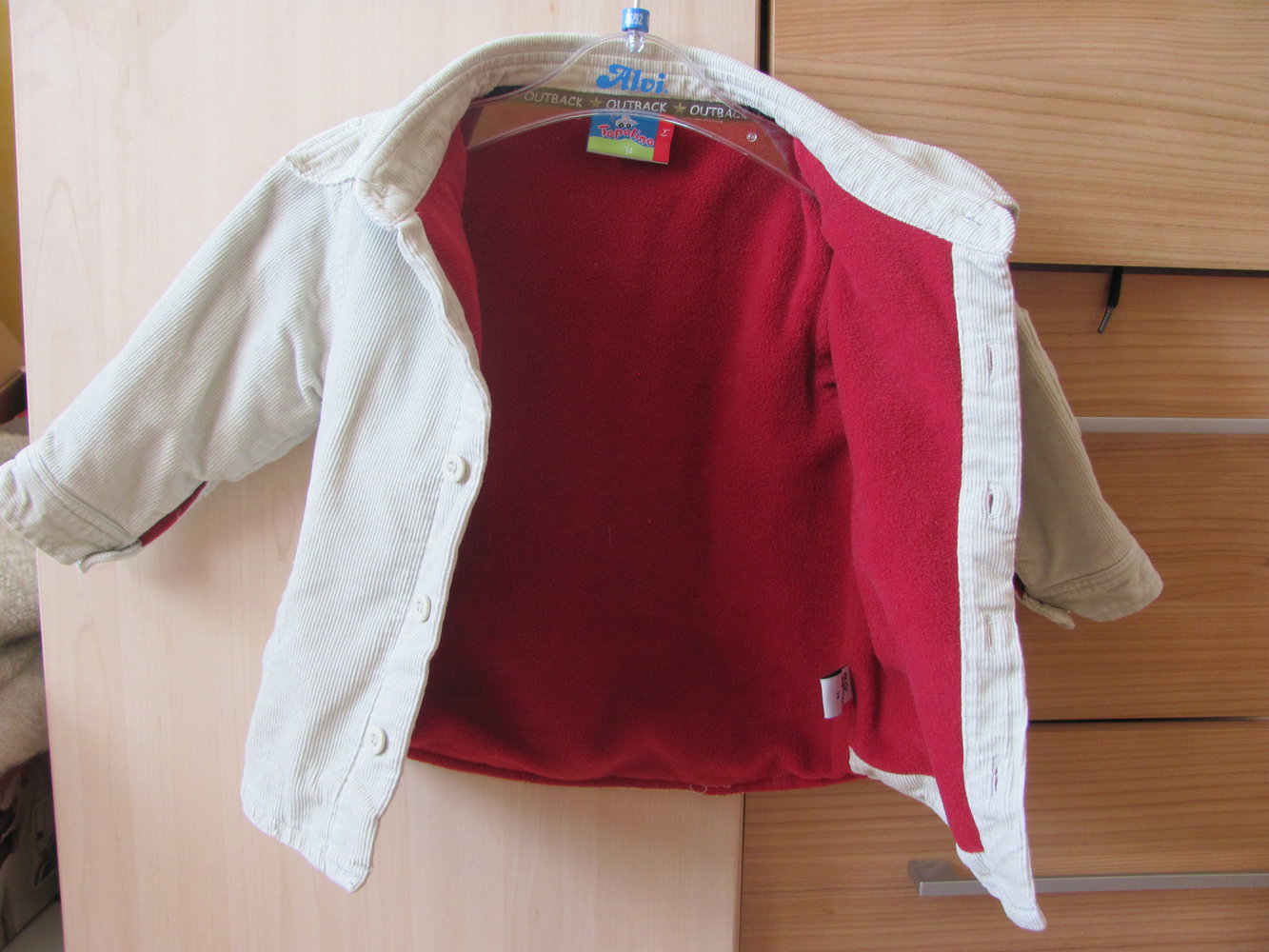 Jacke/Cordjacke Größe 74 Topolino