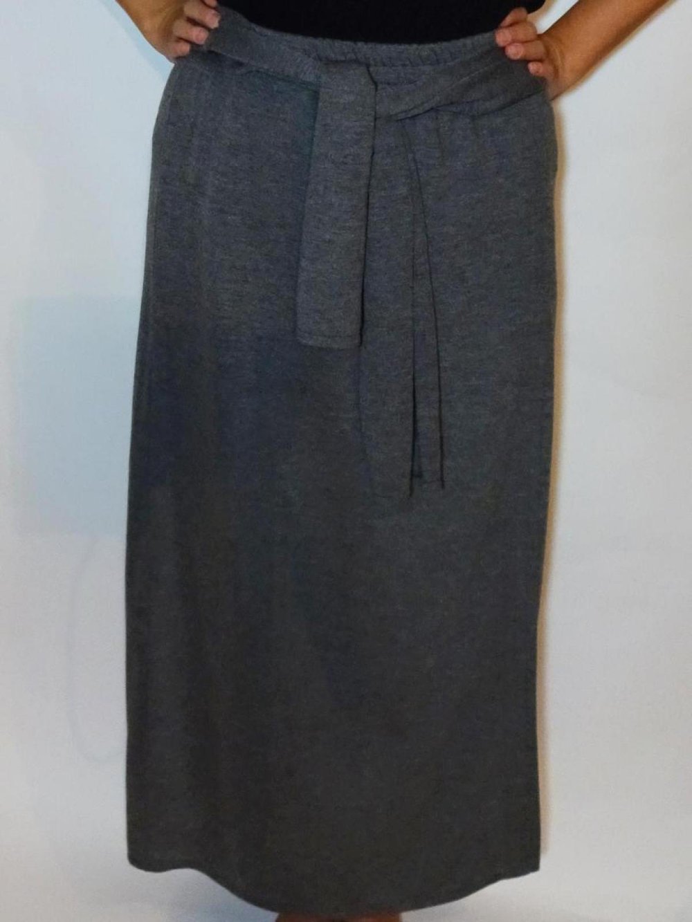 Gemütlicher sportlicher Maxirock Jersey Lang Gr. 44 Gr. L