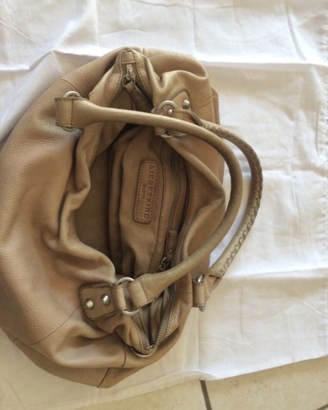 Liebeskind Tasche, Greta Vintage Stone, Leder beige/ nude