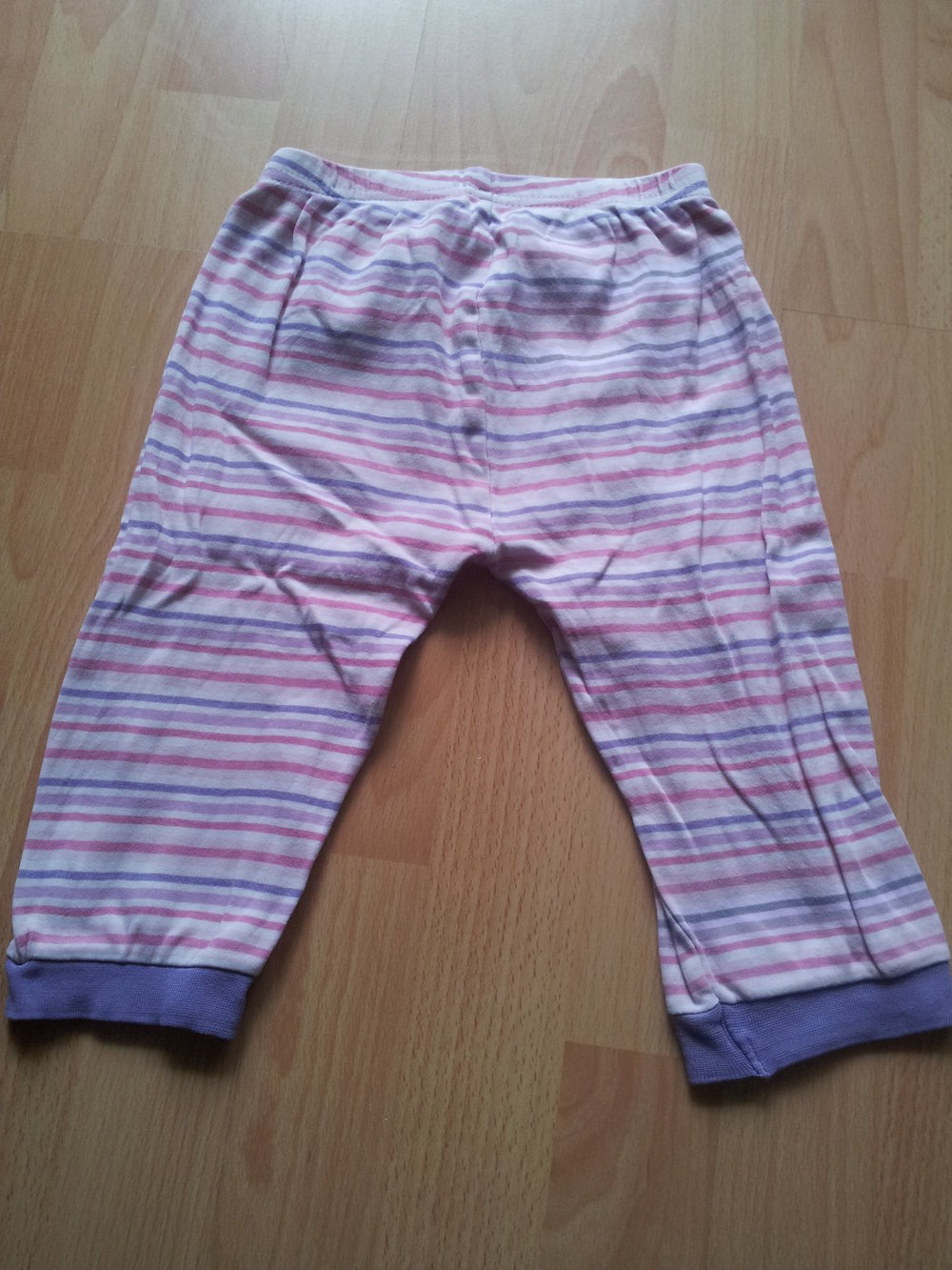 Schlafhose Haushose rosa pink lila Streifen Gr. 86