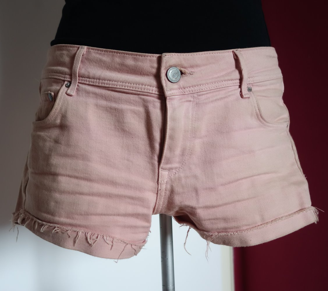 Coole Jeansshorts in Rosa