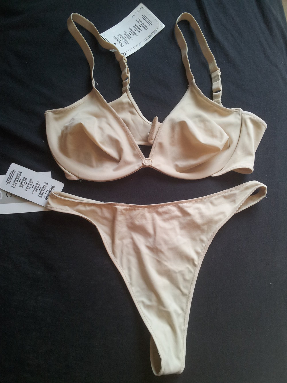 Garel Cira Set in beige, BH 75B, Tanga S