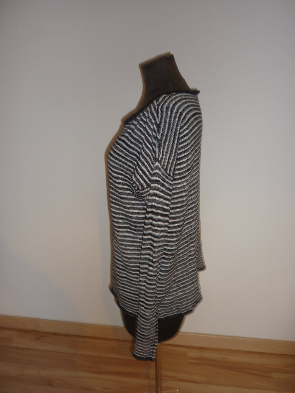 Tally Weijl Oversize Strickpullover gestreift Blogger schwarz weiß Größe XXS 34 