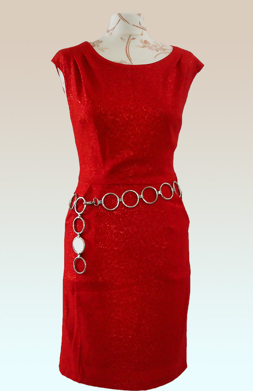 rotes Cocktailkleid