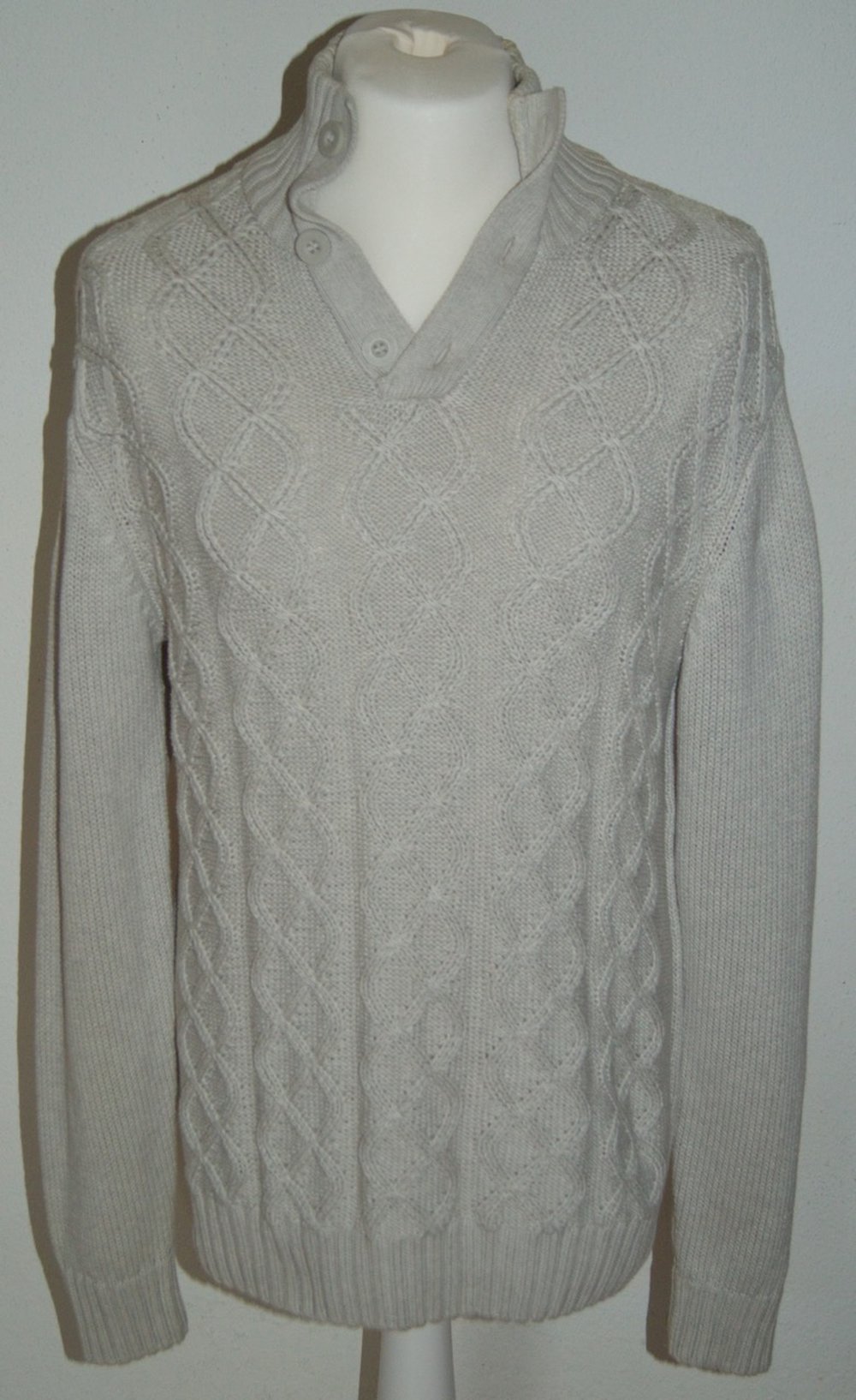 Angelo Litrico Pullover mit Zopfmuster - Gr. L - Herren Pullover