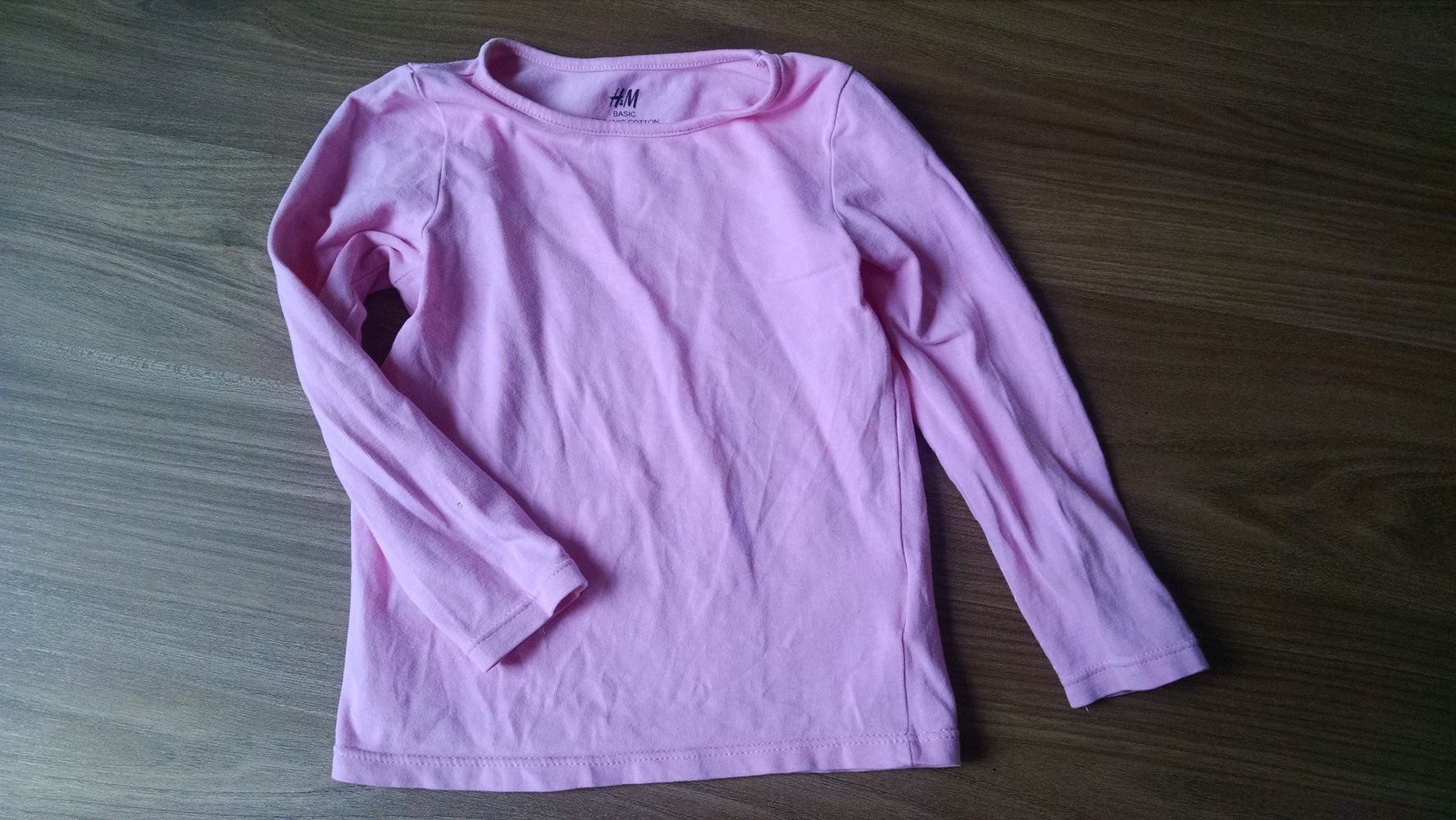Rosa Langarmshirt Gr. 92