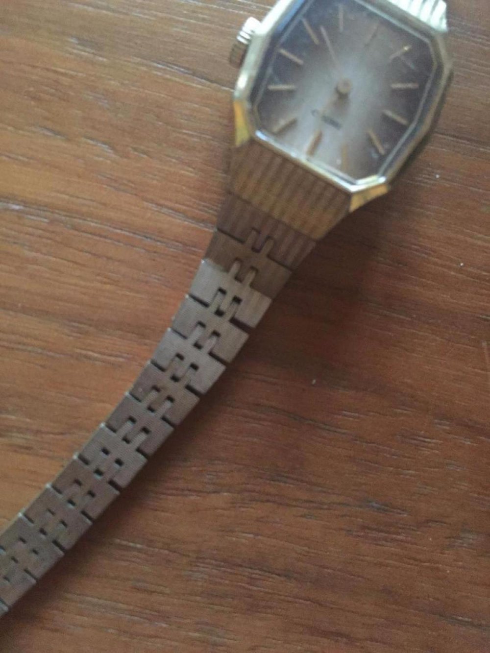 goldene Uhr - vintage