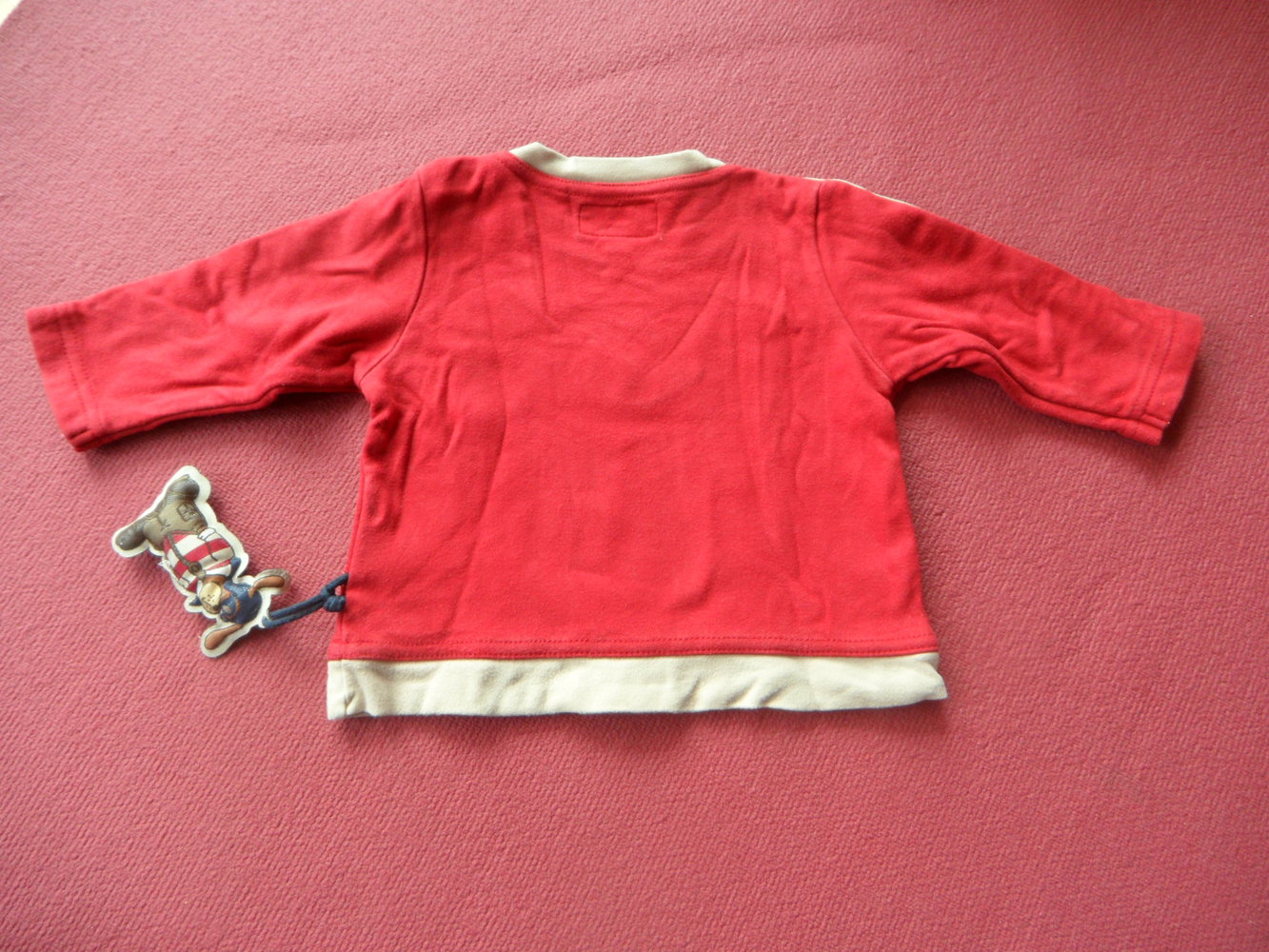 Sigikid warmes Sweatshirt Pulli doppellagig Hund im Flugzeug