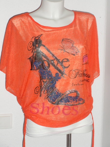 Shirt/Tunika/Doppelshirt/Lagenlook/Fledermausärmel Neu Gr.36