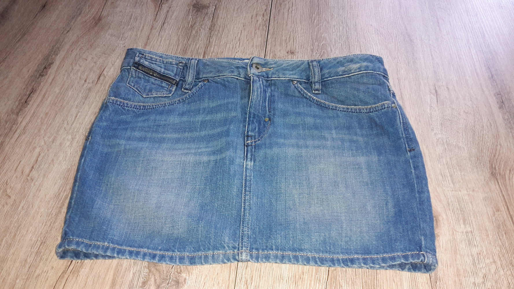 Diesel Jeans Rock blau Gr.36/S sexy minirock Sommer top used 