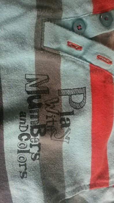 Vertbaudet schönes Langarmshirt mit Applikation