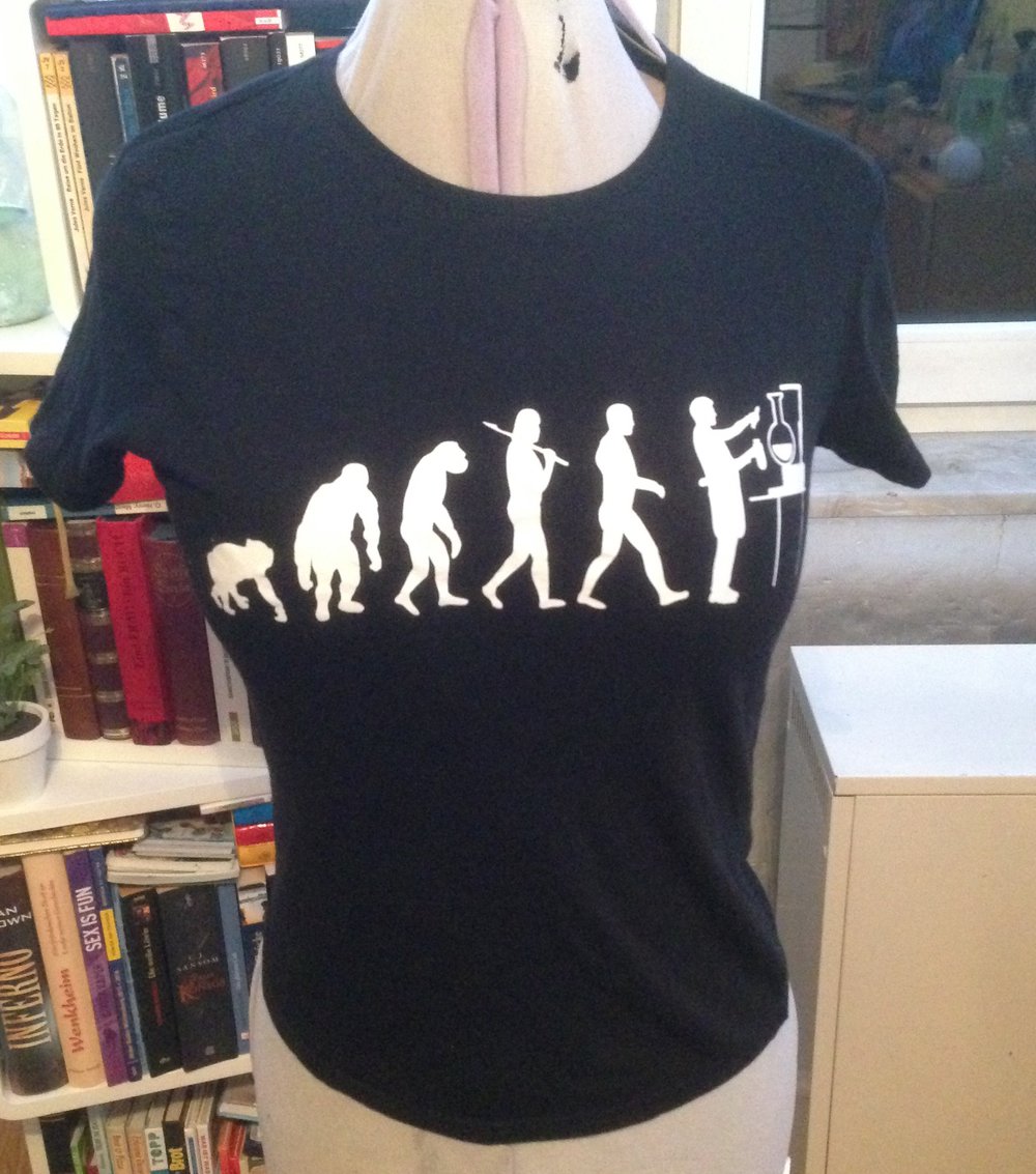 Evolutions-T-Shirt Chemiker / Labor