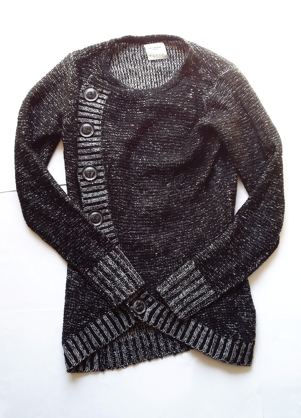 Strickjacke VERO MODA Gr. S / 38 Top Zustand schwarz grau