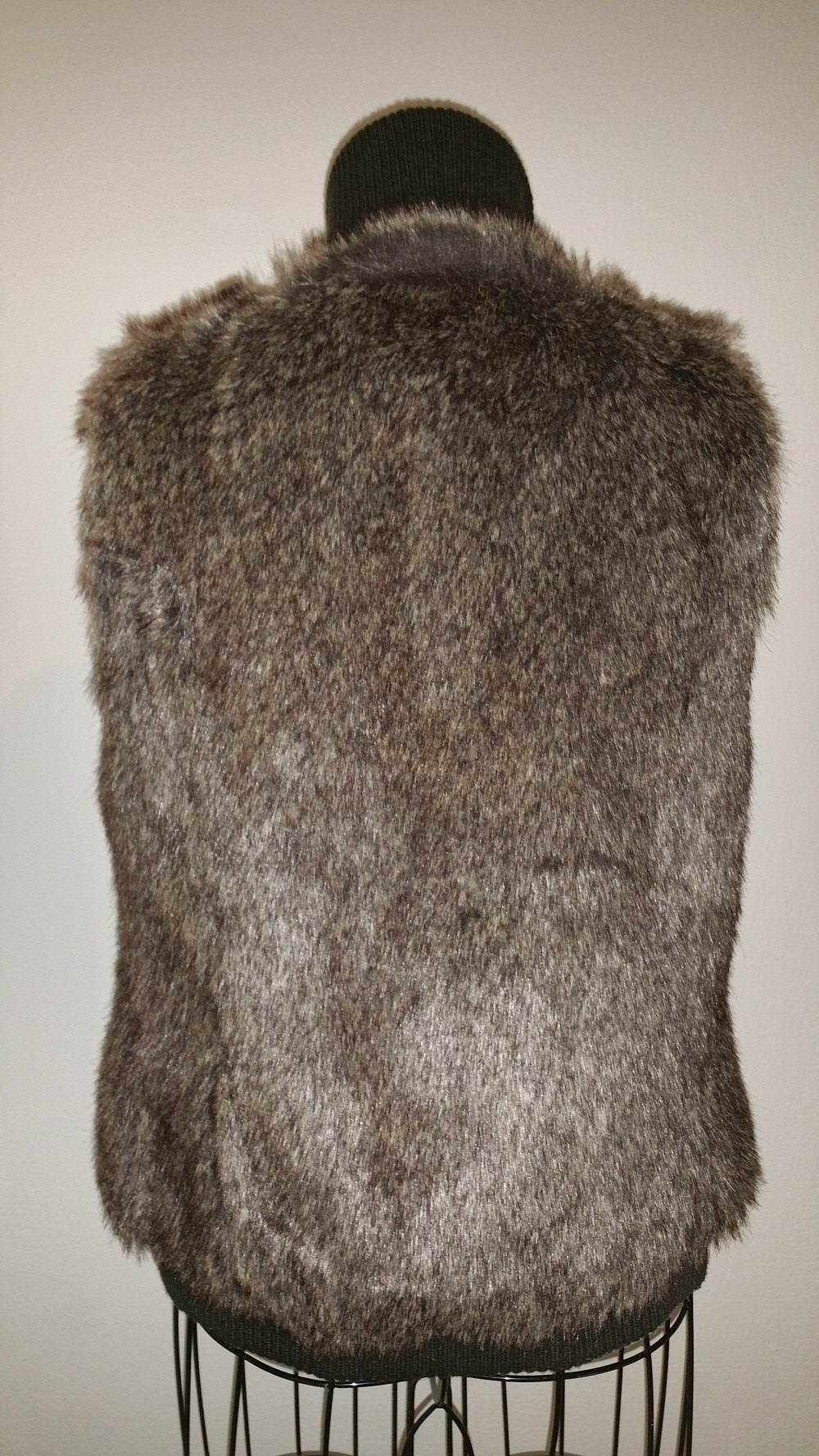 Damenweste von C&A, Kunstfell, braun