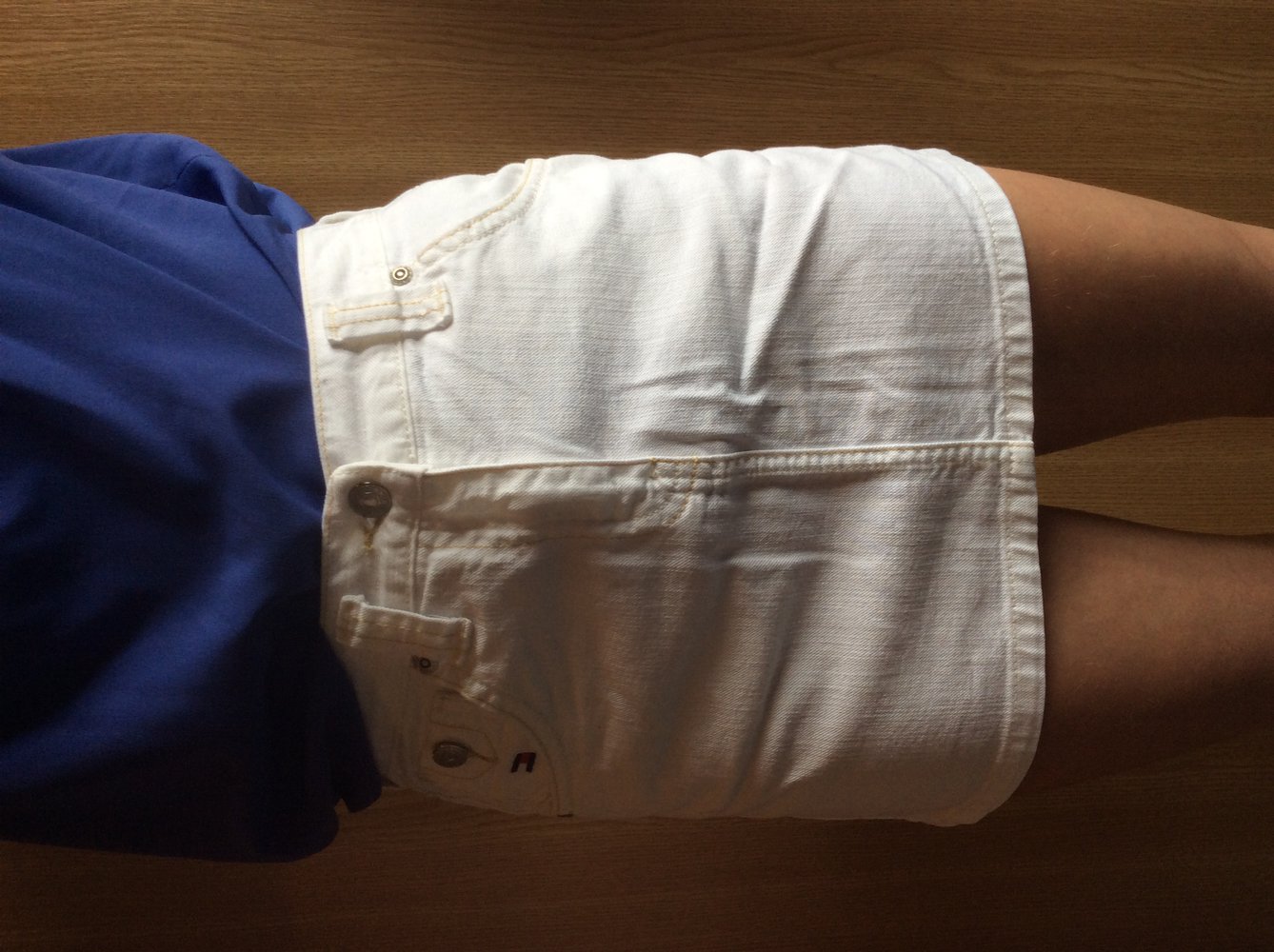 Tommy Hilfiger mini Rock weiß Größe 152 XXS 