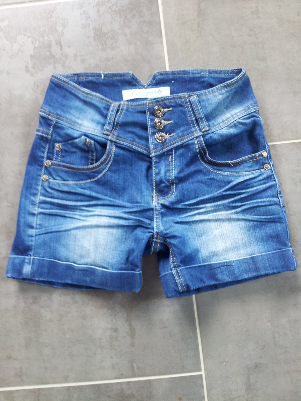 high waist shorts jeans