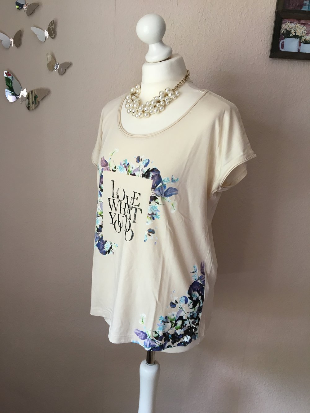 Esprit Shirt mit Blumen