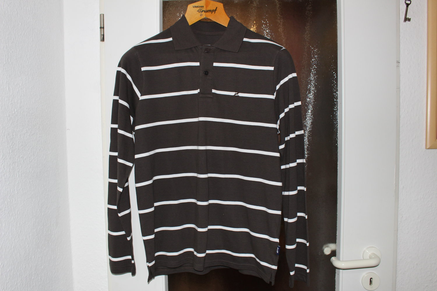 66. NEUES Poloshirt langärmelig, Gr. 48/S