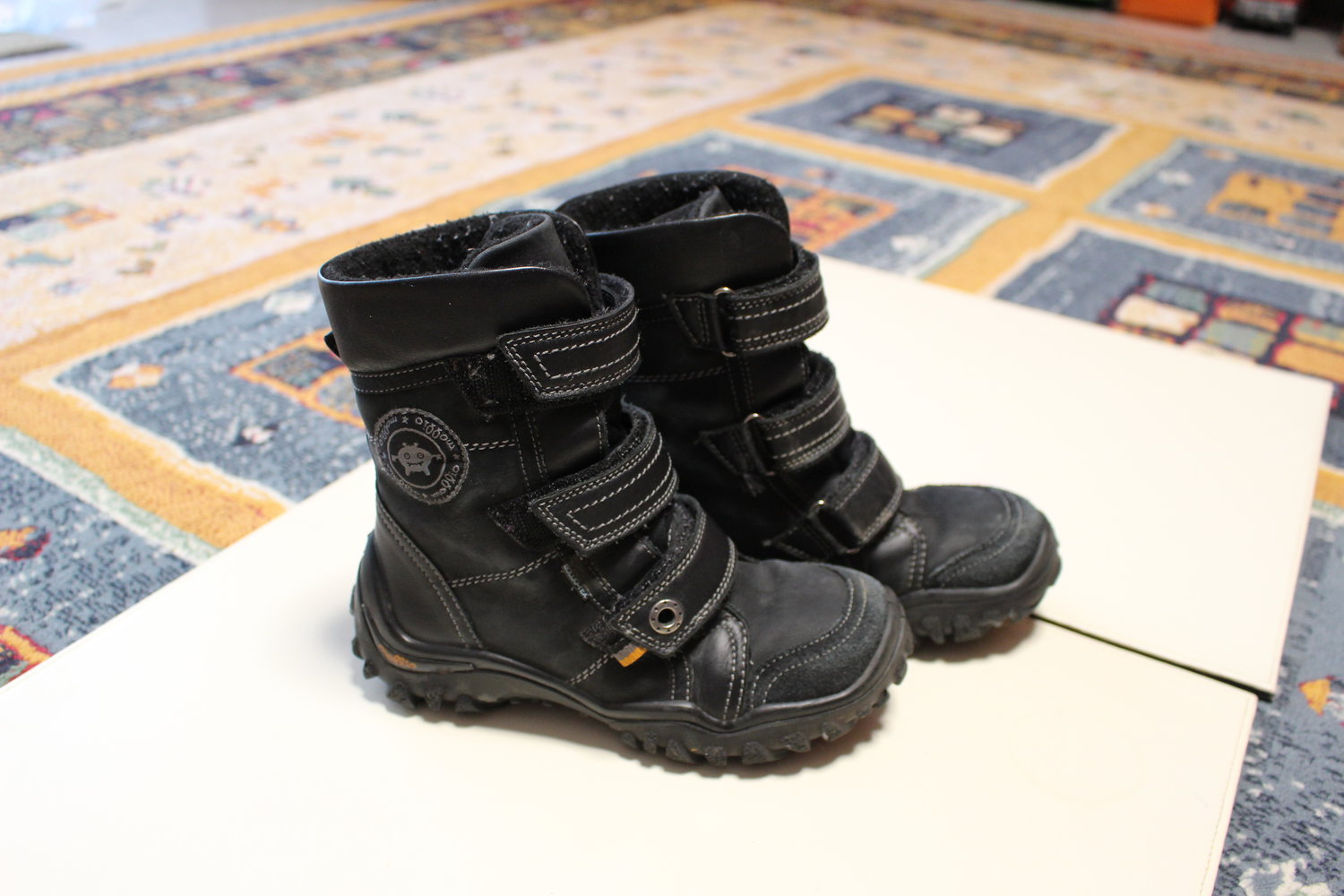 224. Winterlederstiefel von Mollio, Gr. 31