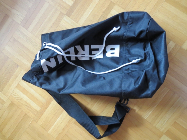 Sportbeutel, Turnbeutel, schwarz