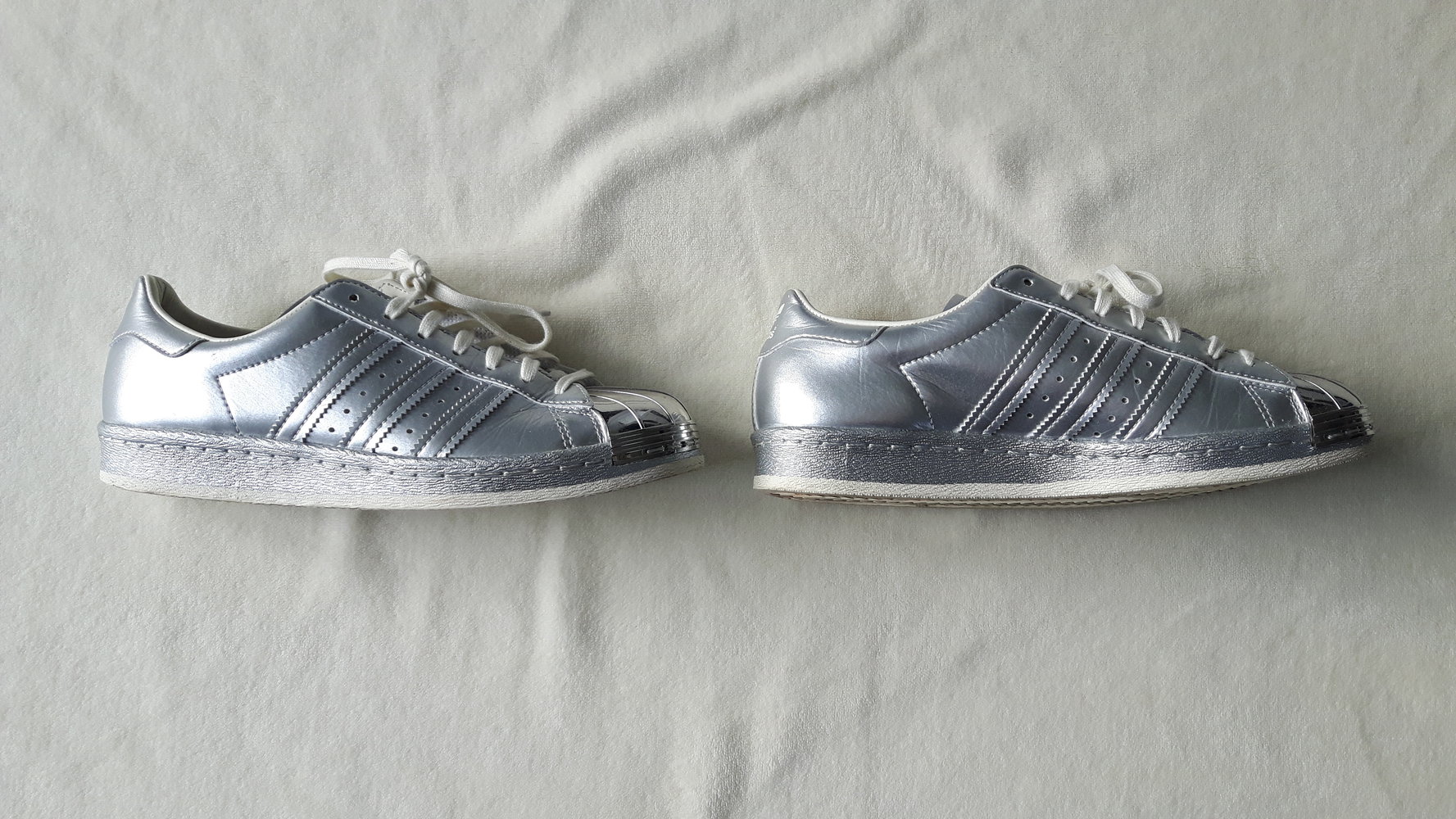 Adidas Superstar Silber Metall Toe limitierte Edition 