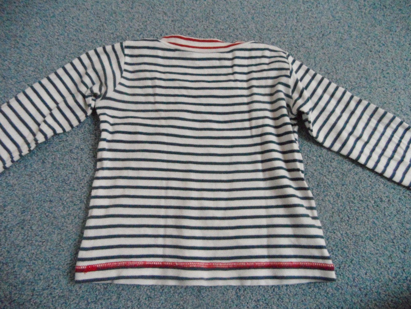 Sergent Major süßes Langarmshirt Wickeloptik Gr. 80/86