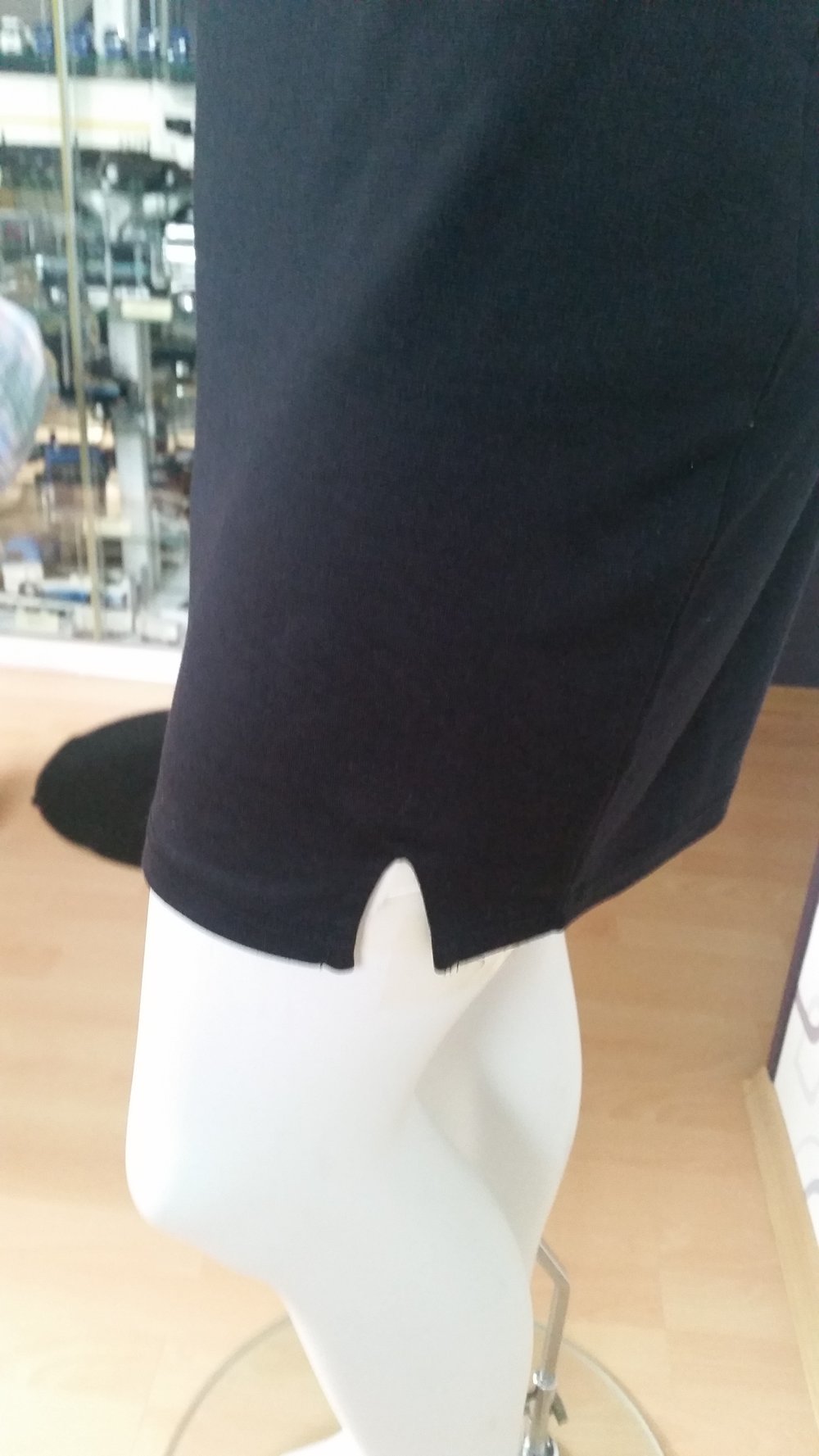 kurzer schwarzer Rock