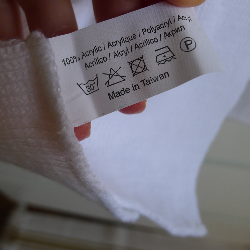 Weißer Rollkrageneinsatz | true vintage | absolut kultig und originell | 70er