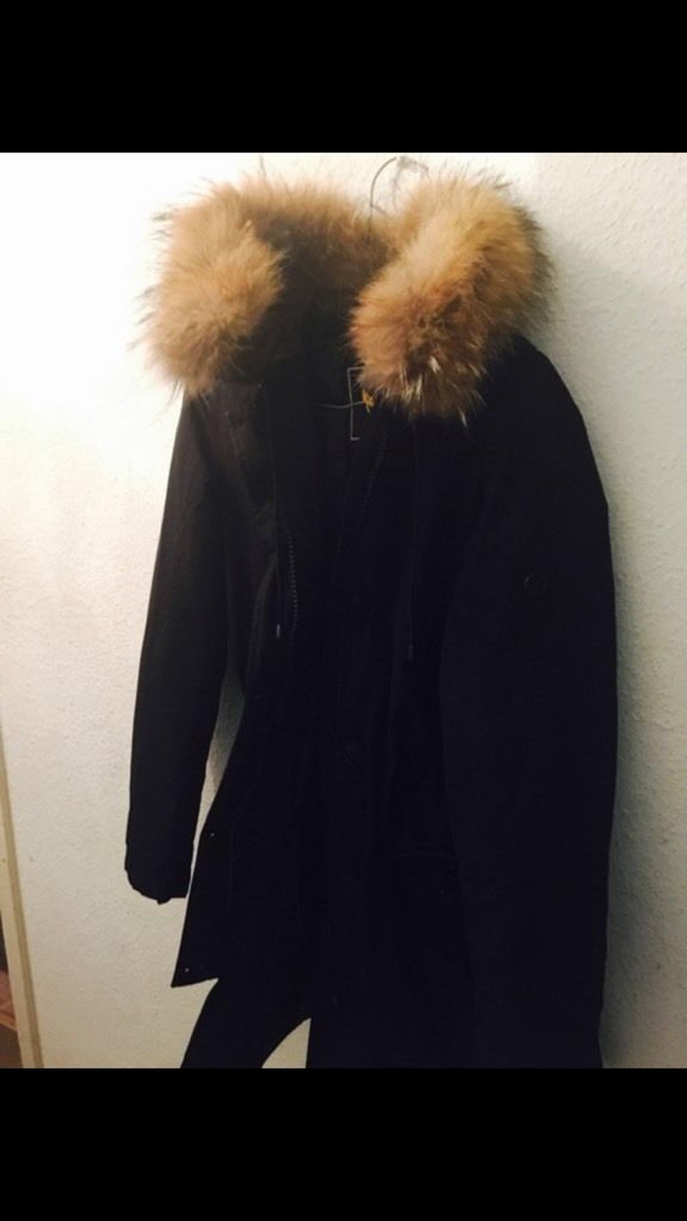 Blond no 8 Winterjacke mit echt pelz 