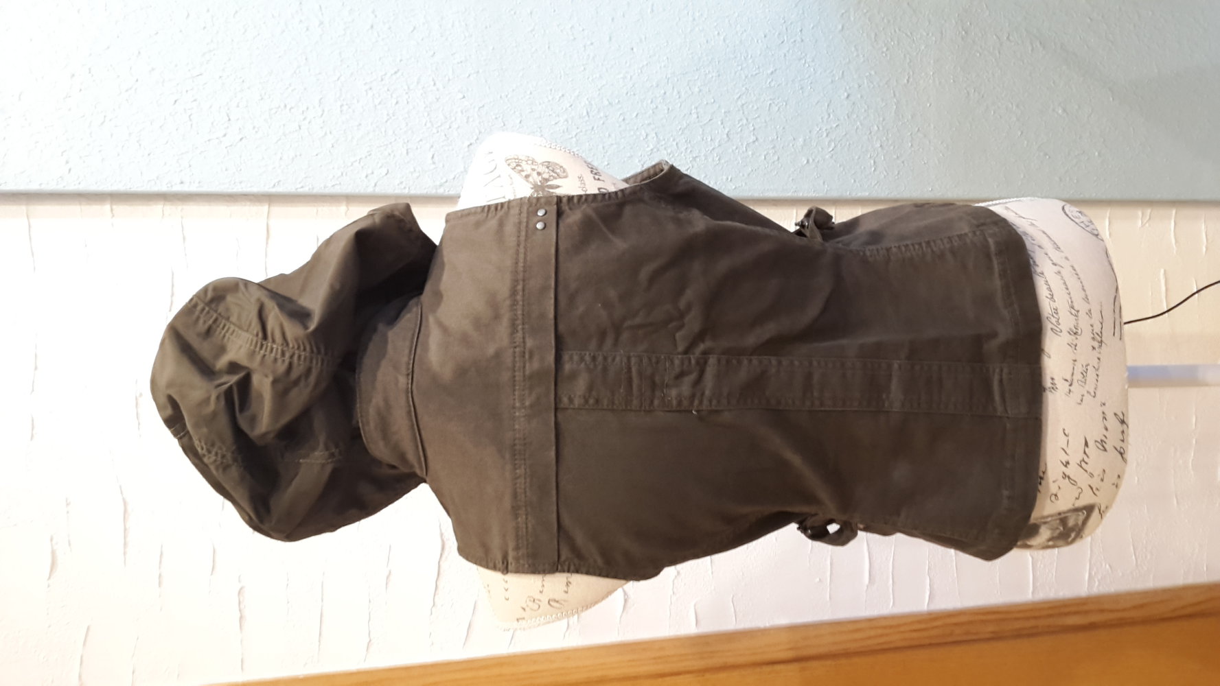 Gr. S kurze jeansjacke mit Kapuze Cecil braun jeans Weste