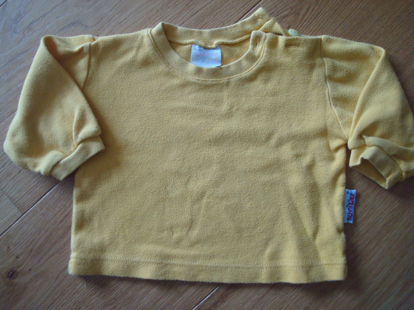 gelbes Langarmshirt Gr. 62