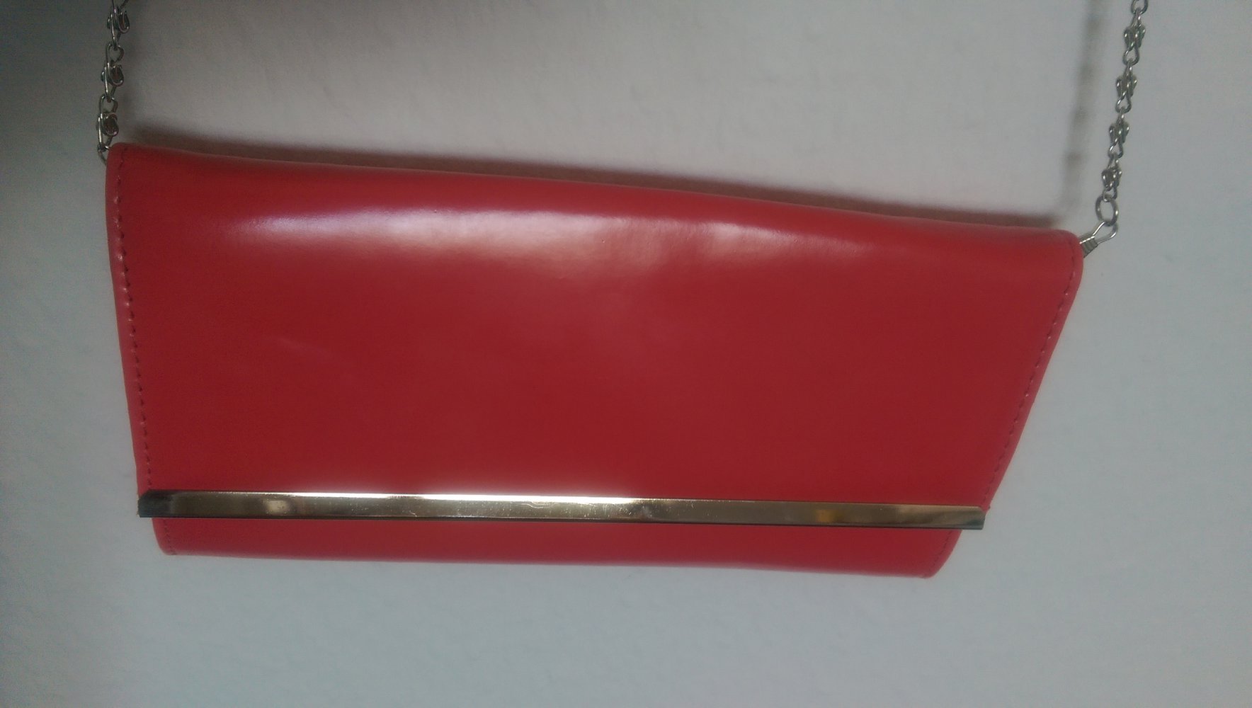 Clutch Abendtasche in korall