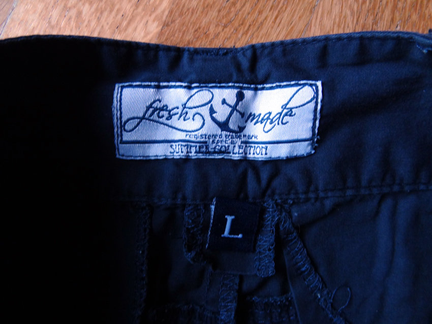Freshmade Chino M 38 schwarz Stoffhose Sommer
