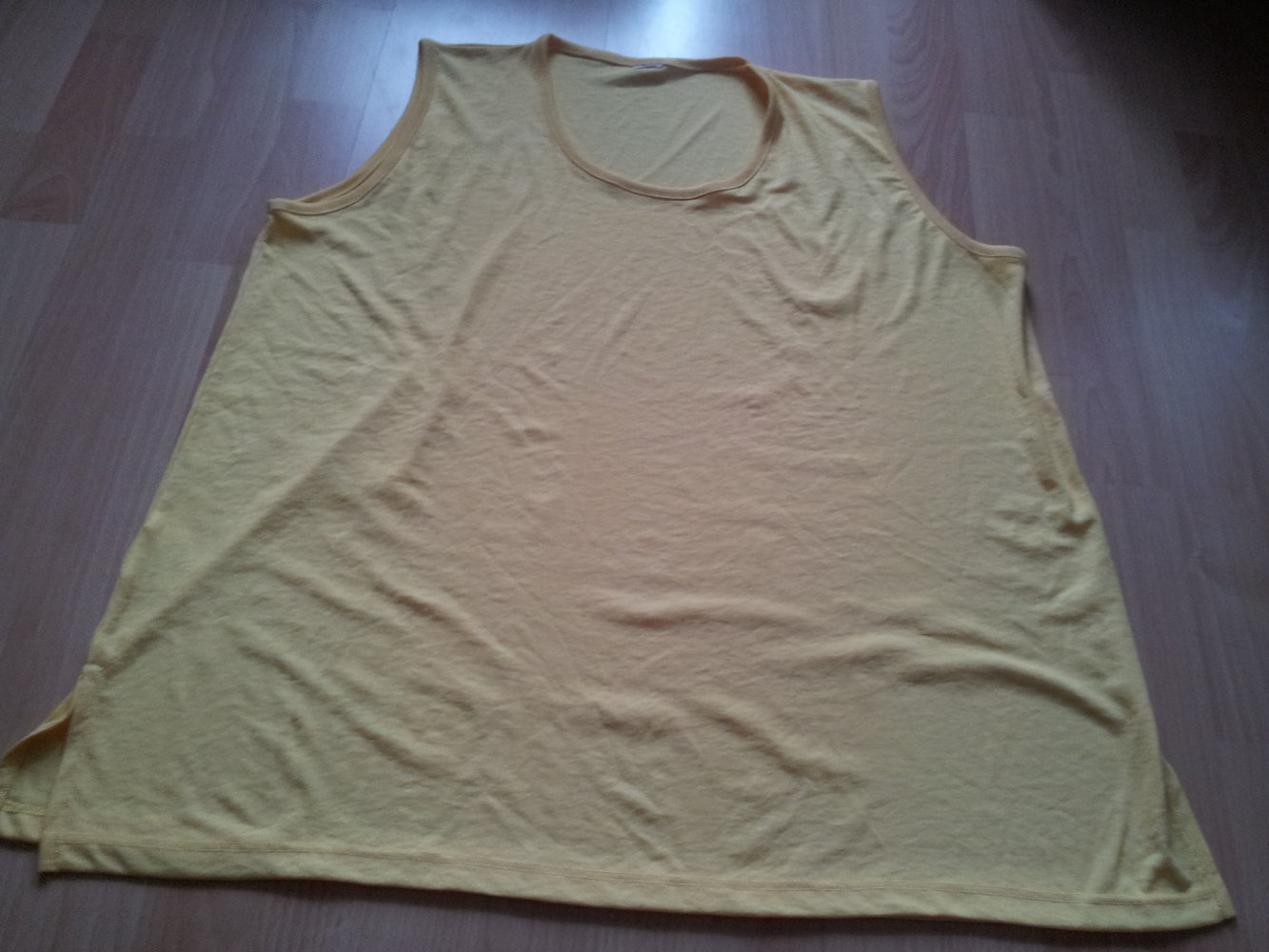 Top gelb eidotter Gr. 52/54 Tanktop Stretch 