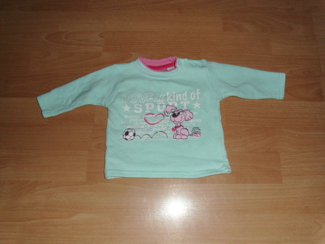 Sweatshirt von Ergee, mint mit Motiv, Gr. 68