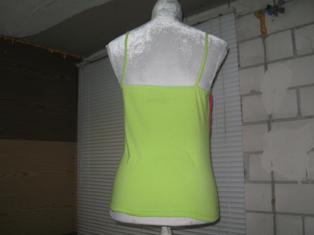 *** 2 Farbiges Spagettiträgertop ***