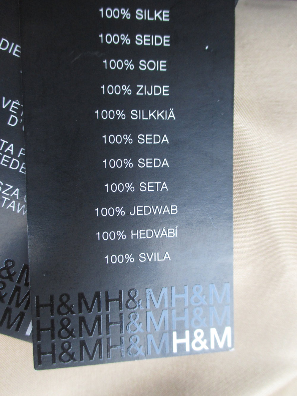 Seidenrock , h & m, braun, Gr. 36, aufgestickte Blumen, 100 % Seide, neu mit Etikett