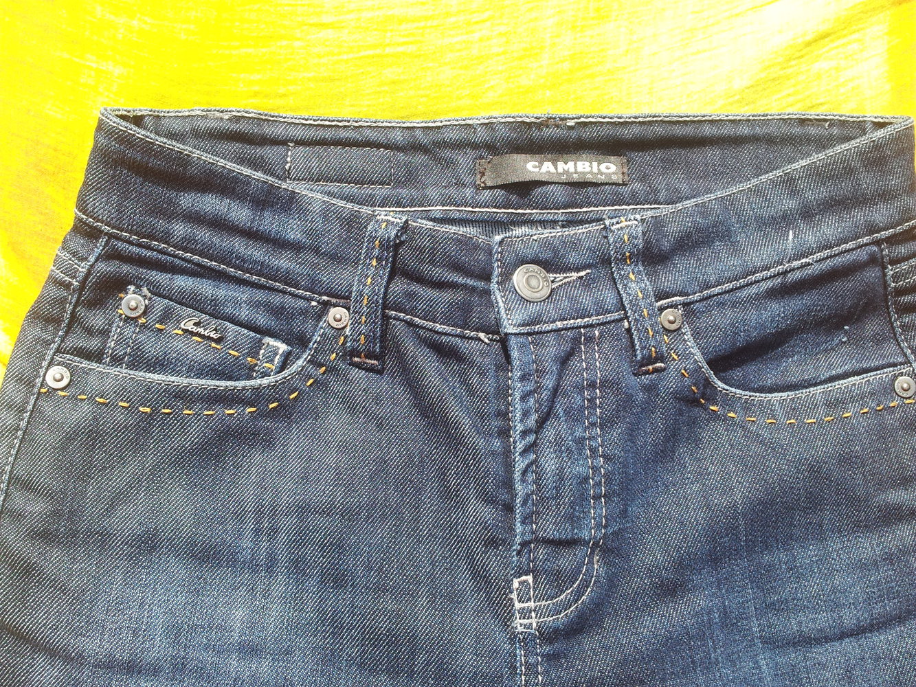 Jeans 7/8 Stiefelhose Cambio Gr. 36