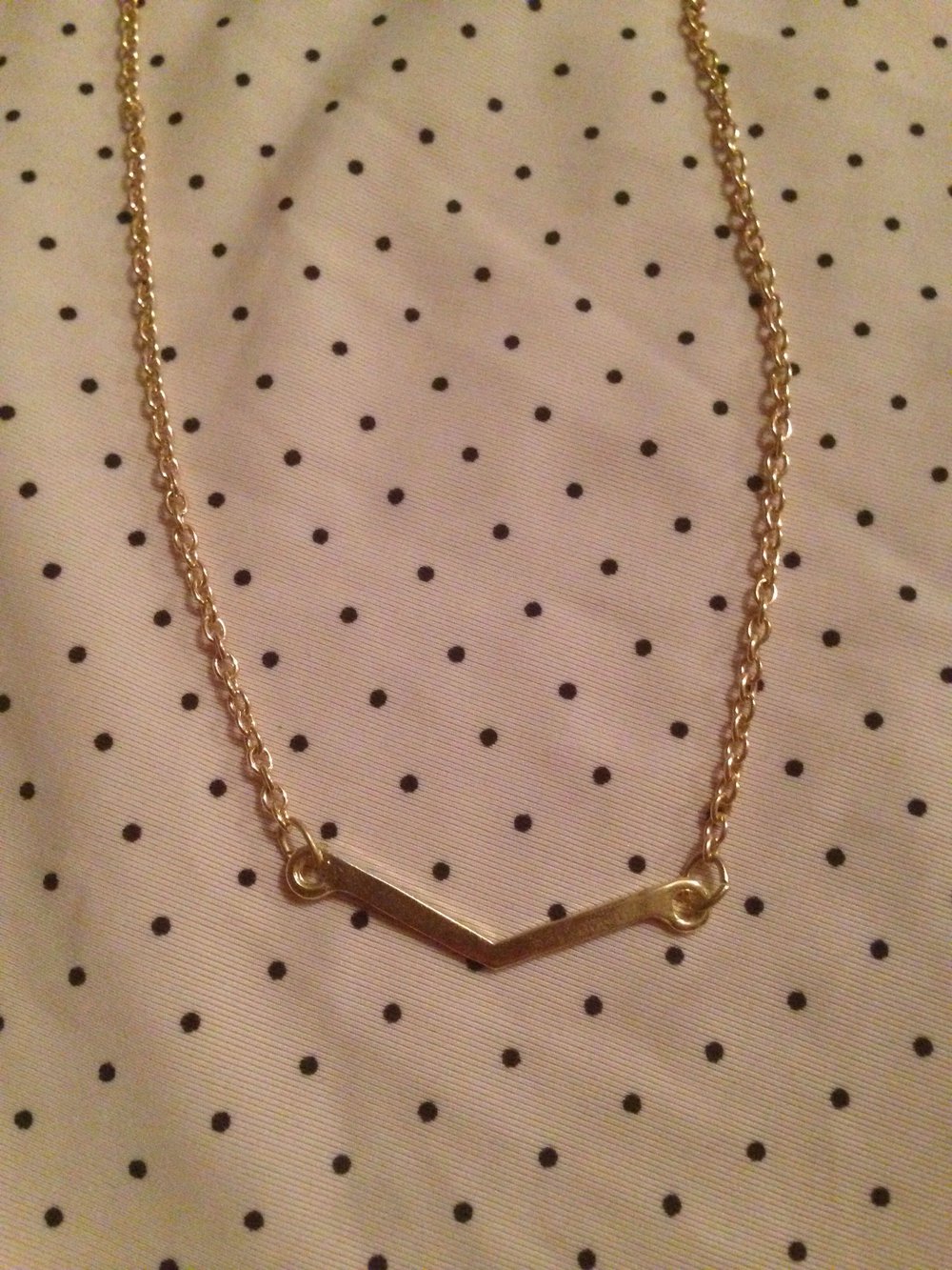 Goldene Kette Spitze Pfeil Geometrie