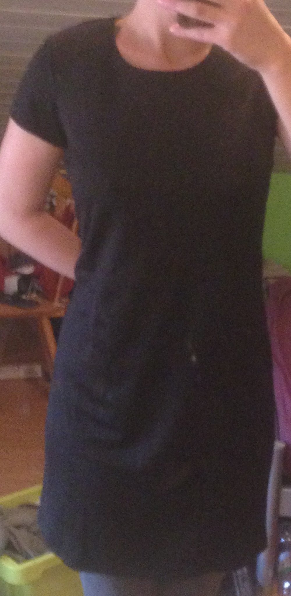 graues Alltags-Kleid