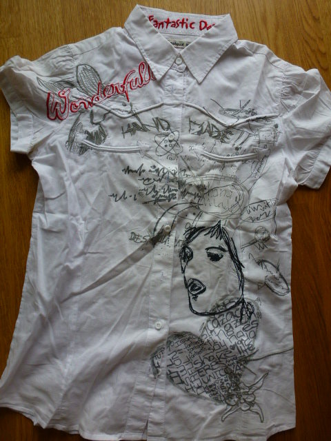 DESIGUAL Bluse, kurzer Arm *neuwertig*, Größe 36